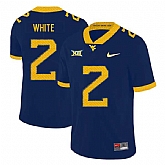 West Virginia Mountaineers 2 Ka'Raun White Navy College Football Jersey Dzhi,baseball caps,new era cap wholesale,wholesale hats